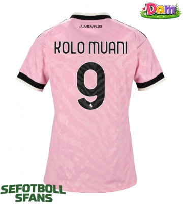 Juventus Randal Kolo Muani #9 Bortatröja Kvinnor 2026-27 Kortärmad
